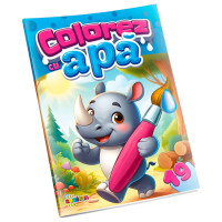 Креативный набор Dorința Colorez cu apă Rinocer 9785362401382 Разноцветный Для детей, 4+