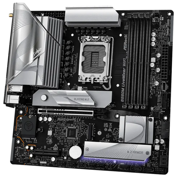 Материнская плата ASRock B860M LiveMixer WiFi mATX  photo 2