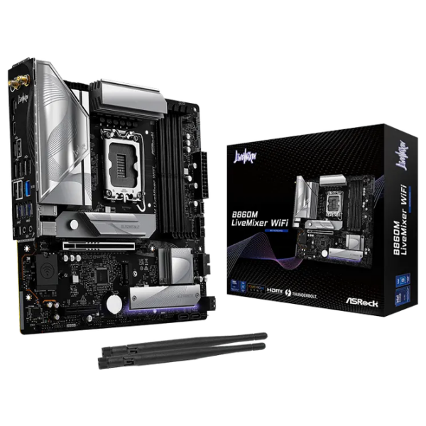 Материнская плата ASRock B860M LiveMixer WiFi mATX  photo 5
