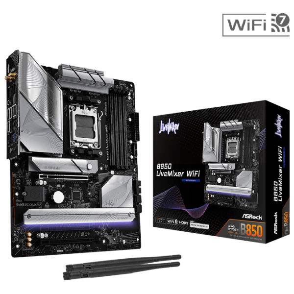Материнская плата ASRock B850 LiveMixer WiFi ATX  photo 4
