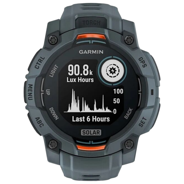 Ceas inteligent Garmin Instinct 3 Solar Gray 1.1" | 45 mm | Fibră polimerică durabilă/Silicon
| 010-02934-01 photo 2