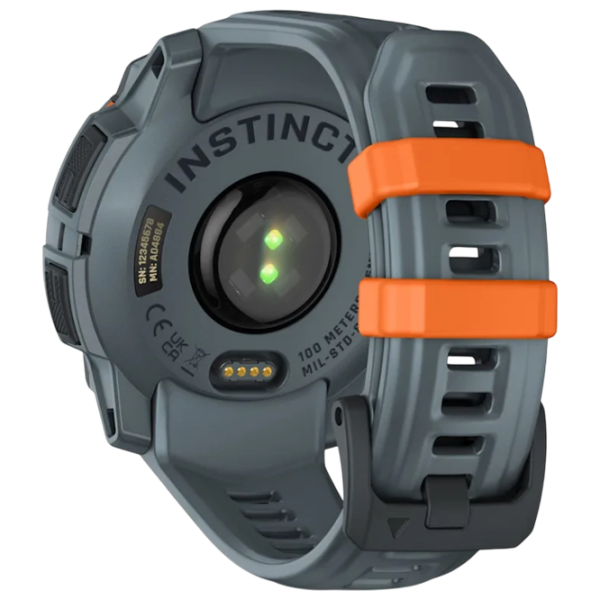Ceas inteligent Garmin Instinct 3 Solar Gray 1.1" | 45 mm | Fibră polimerică durabilă/Silicon
| 010-02934-01 photo 4