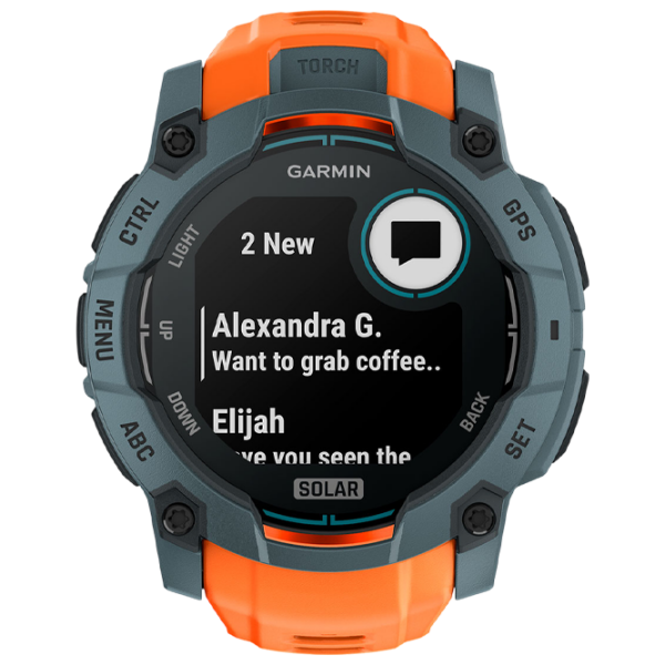 Ceas inteligent Garmin Instinct 3 Solar Gray 1.1" | 50 mm | Fibră polimerică durabilă/Silicon
| 010-02935-01 photo 2