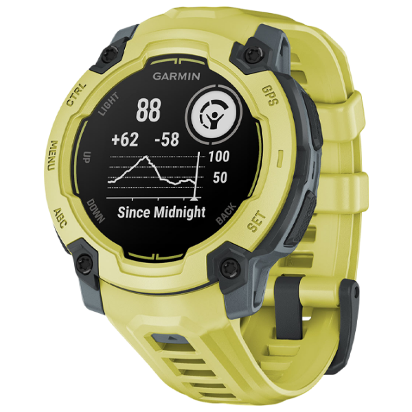 Ceas inteligent Garmin Instinct E Electric Lime 0.9" | 45 mm | Fibră polimerică durabilă/Silicon
| 010-02933-01 photo 1