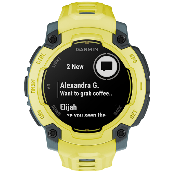 Ceas inteligent Garmin Instinct E Electric Lime 0.9" | 45 mm | Fibră polimerică durabilă/Silicon
| 010-02933-01 photo 2