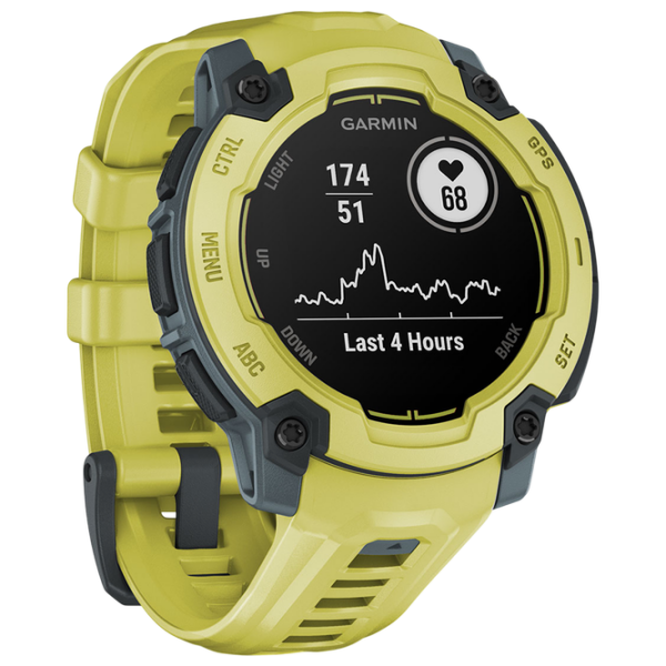 Ceas inteligent Garmin Instinct E Electric Lime 0.9" | 45 mm | Fibră polimerică durabilă/Silicon
| 010-02933-01 photo 3