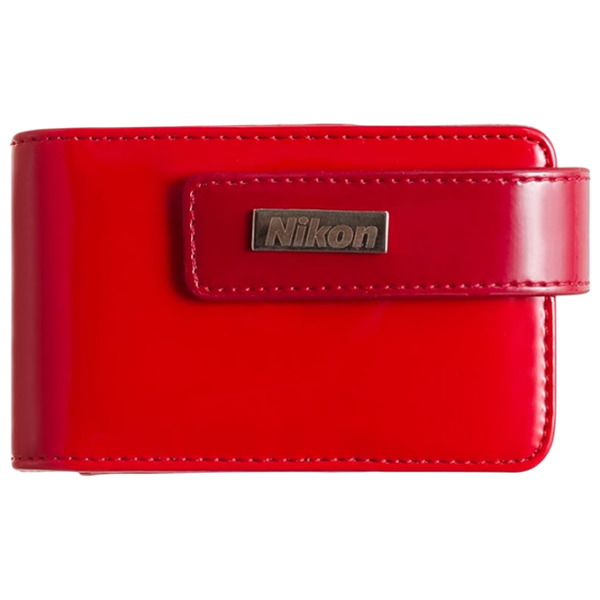 Geantă pentru aparat foto Nikon CS-S27 Red Piele artificială photo 1