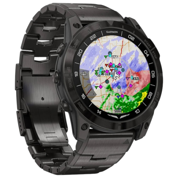 Умные часы Garmin D2 Mach 1 Pro Aviator Черный 1.4" | 35.56 мм | Титан/Титан
| 010-02804-81 photo 3