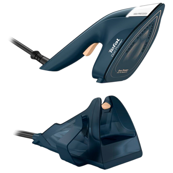 Утюг Tefal Duo Power Тёмно синий 1700 Вт, 25 г/мин, 0.4 л, Нержавеющая сталь photo 2