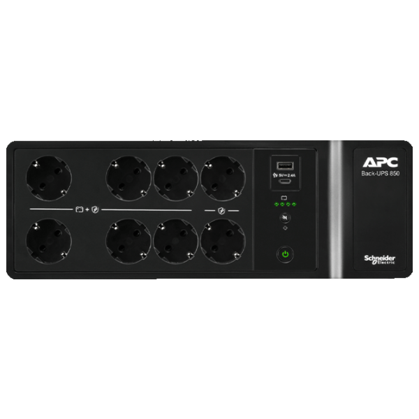 ИБП APC BE850G2-GR (520 / 850) Черный  photo 2