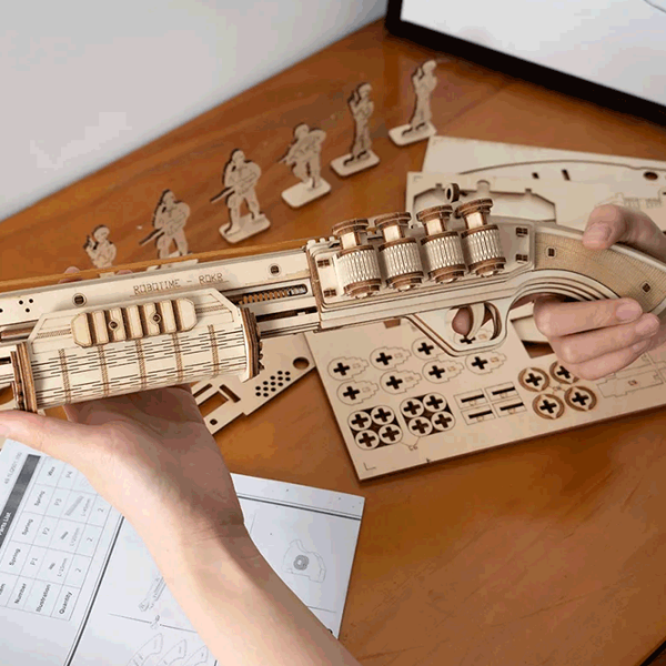 Puzzle ROKR M870 Terminator (6946785110241) Numărul de piese: 254, Vârsta recomandată: 12+ photo 6