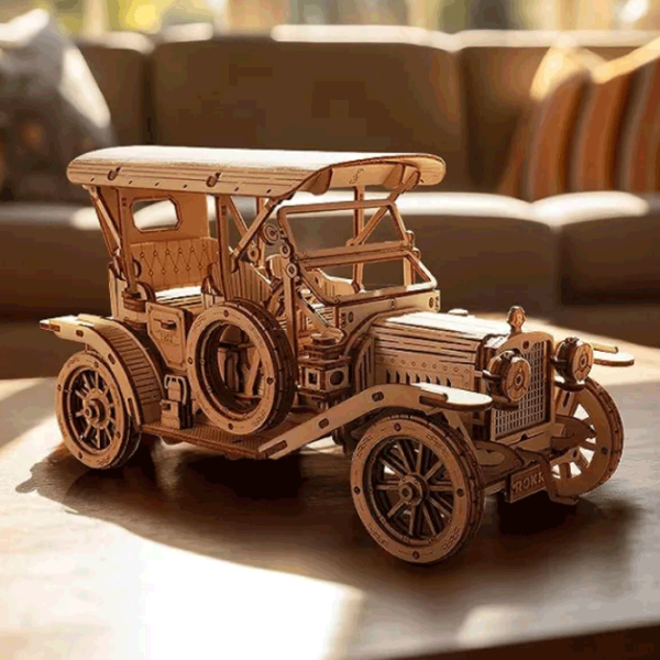 Puzzle ROKR Vintage Car (6946785119138) Numărul de piese: 298, Vârsta recomandată: 8+ photo 3
