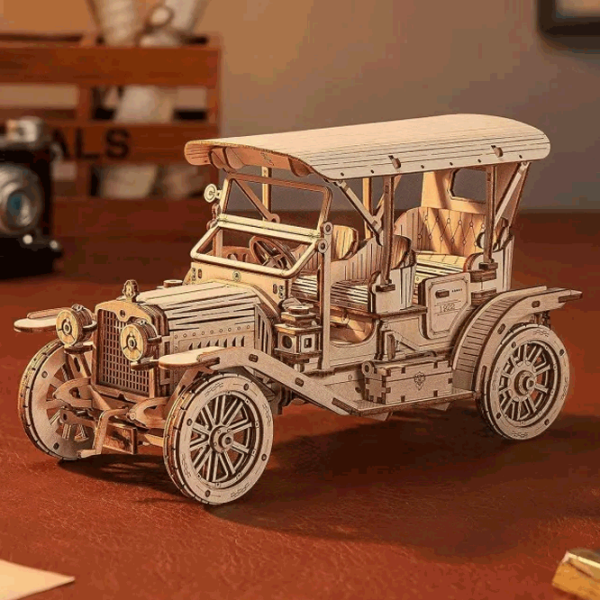 Puzzle ROKR Vintage Car (6946785119138) Numărul de piese: 298, Vârsta recomandată: 8+ photo 4