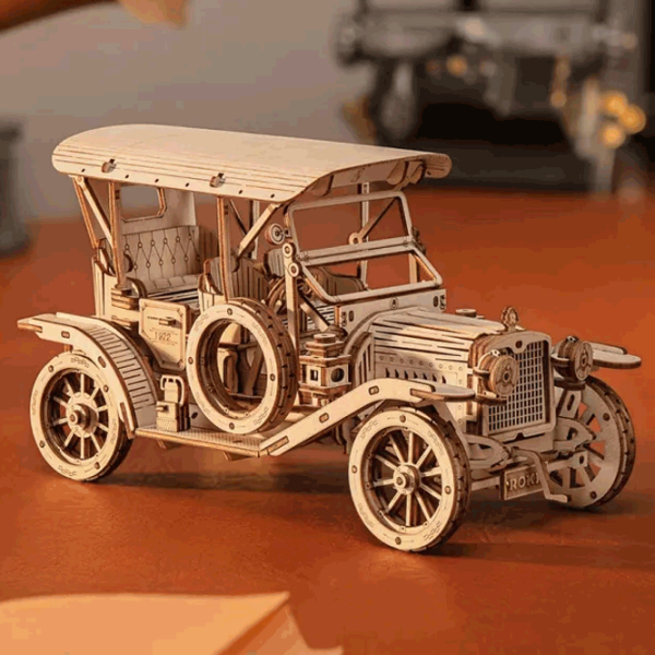 Puzzle ROKR Vintage Car (6946785119138) Numărul de piese: 298, Vârsta recomandată: 8+ photo 5