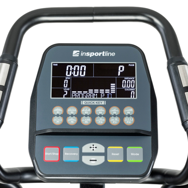 Bicicletă eliptică Insportline Kapekor Gray 150 kg photo 4