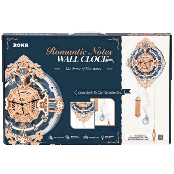 Puzzle ROKR Wall clock with romantic notes (6946785118094) Numărul de piese: 231, Vârsta recomandată: 14+ photo 2