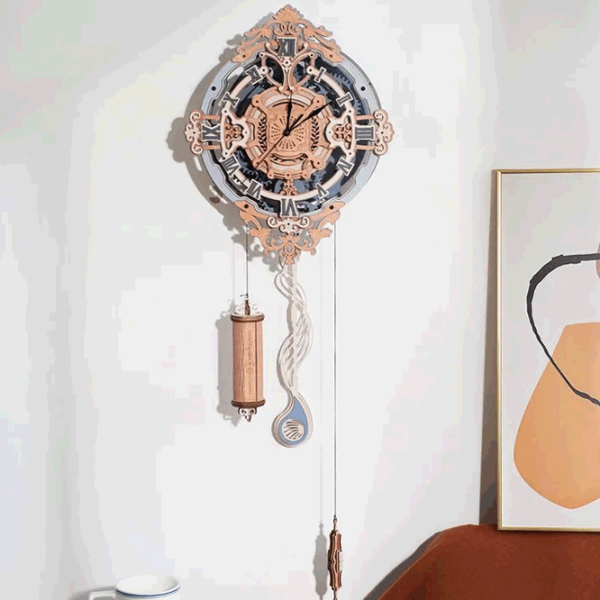 Puzzle ROKR Wall clock with romantic notes (6946785118094) Numărul de piese: 231, Vârsta recomandată: 14+ photo 4