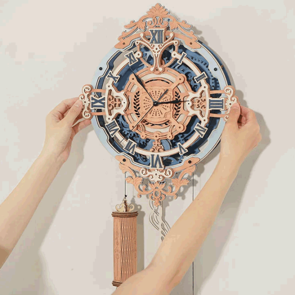 Puzzle ROKR Wall clock with romantic notes (6946785118094) Numărul de piese: 231, Vârsta recomandată: 14+ photo 8