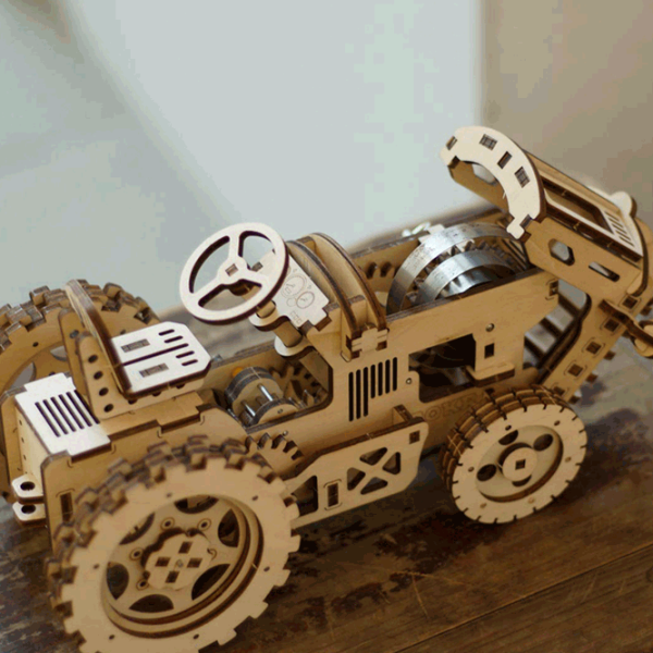 Puzzle ROBOTIME Tractor (6946785165937) Numărul de piese: 135, Vârsta recomandată: 14+ photo 4