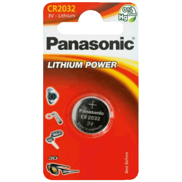 Батарейка Panasonic CR-2032EL/4B CR2032 (1 шт.)  photo 2