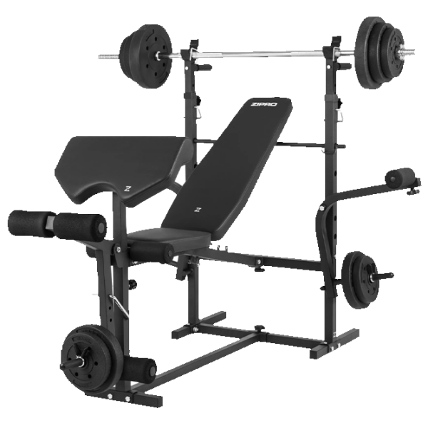 Bancă fitness Zipro Ripped Black Antrenamente de forță photo 1