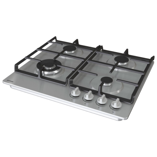 Plită încorporabilă pe gaz Gorenje GW 641 XHF Inox Inox, Gratare: Fontă photo 3
