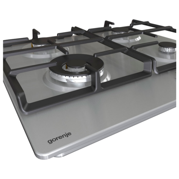 Plită încorporabilă pe gaz Gorenje GW 641 XHF Inox Inox, Gratare: Fontă photo 6