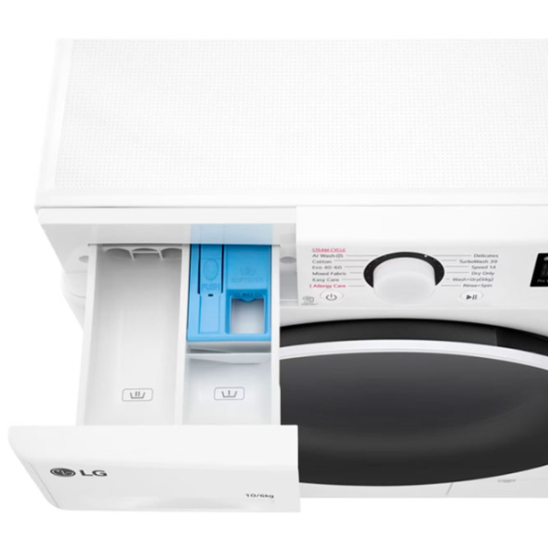 Mașină de spălat cu uscător LG F4DR510S0W White 10 kg, 1400 rpm, A photo 10