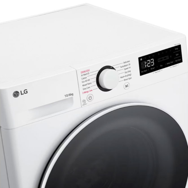 Mașină de spălat cu uscător LG F4DR510S0W White 10 kg, 1400 rpm, A photo 12