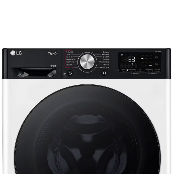 Mașină de spălat cu uscător LG F4DR711S2H White 10 kg, 1400 rpm, D photo 11