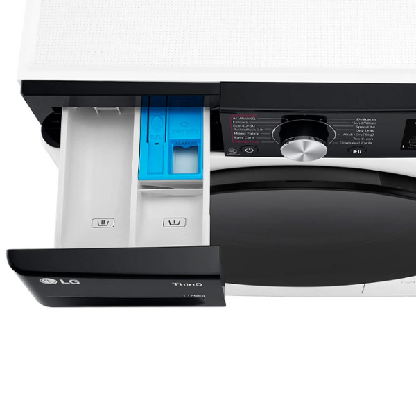 Mașină de spălat cu uscător LG F4DR711S2H White 10 kg, 1400 rpm, D photo 15
