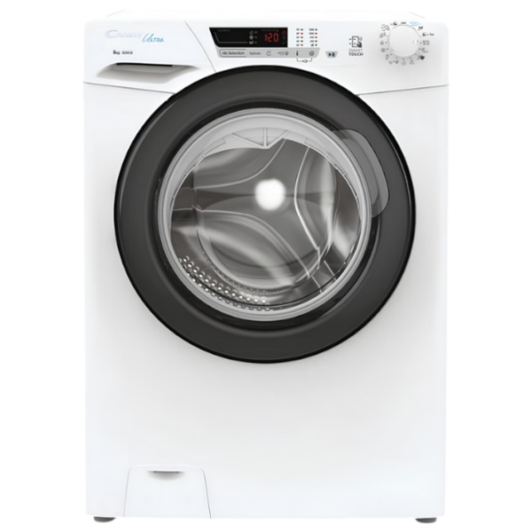 Mașină de spălat Candy HCU1282DWB4/1-S White 8 kg, 1200 rpm, B photo 1