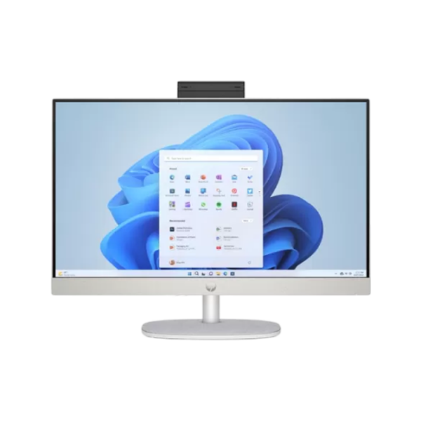 All-in-One PC HP AIO 24-cr0017ci White 23.8" Full HD IPS AMD Ryzen 5 7250U 8 GB 512 GB  photo 1