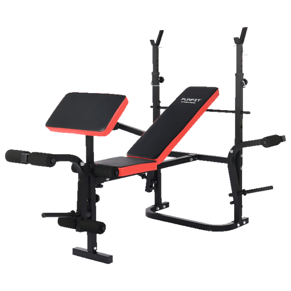 Bancă fitness FunFit 3863 Black Antrenamente de forță photo 1