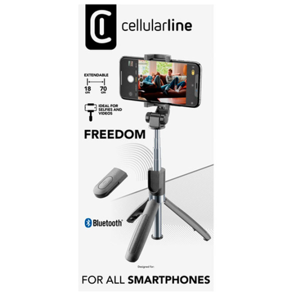 Монопод-Трипод Cellularline Freedom Universal Черный Bluetooth / Черный photo 4