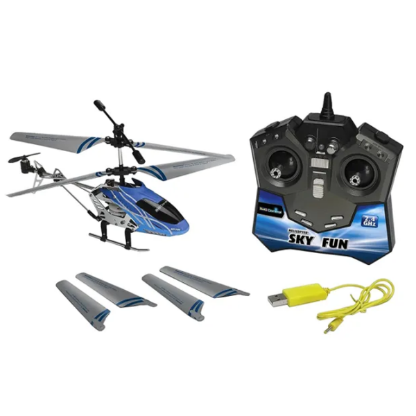 Вертолёт Revell Sky FUN Черный Синий Время работы:  photo 3