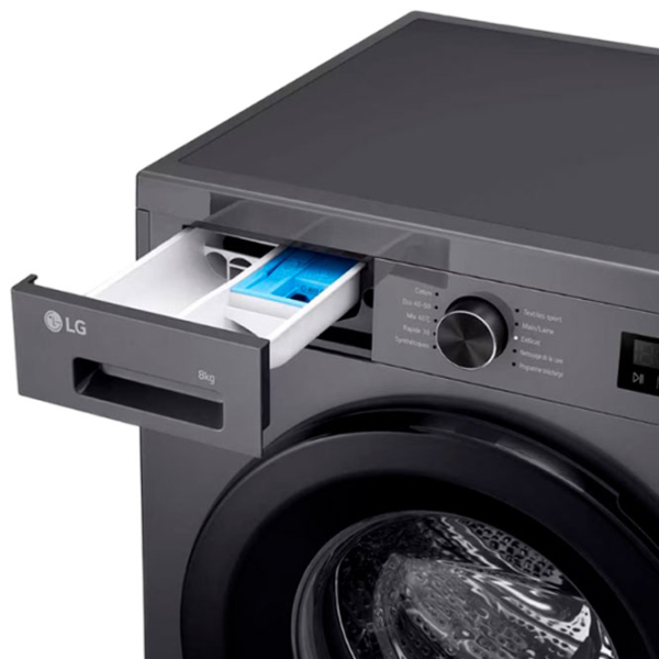 Mașină de spălat LG F84B15MBS Graphite 8 kg, 1400 rpm, A photo 10