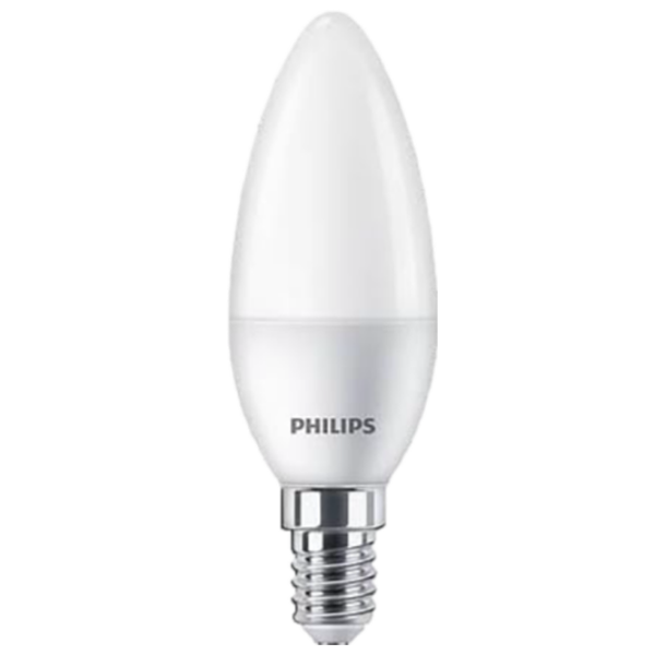 Bec LED Philips B35 929002970893 E14 | 6 W | White photo 1