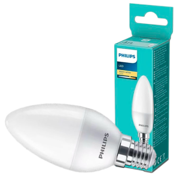 Bec LED Philips B35 929002970893 E14 | 6 W | White photo 4