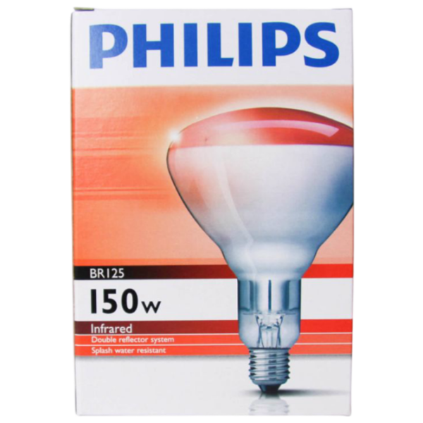 Lampă infraroşu Incandescentă Philips BR125 151894 E27 | 150 W | Red photo 4