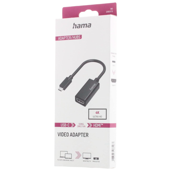 Адаптер Hama 200315 Черный USB Type-C photo 2