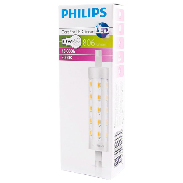 Bec LED Philips CorePro LED capsule 929001186102 R7S | 6.5 W | White photo 4