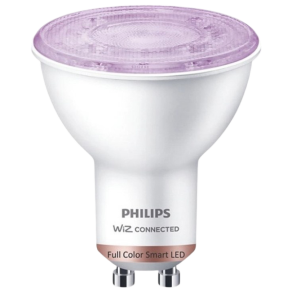Bec inteligent LED Philips Spot WIZ 929002448421 GU10 | 4.7 W | RGB photo 1