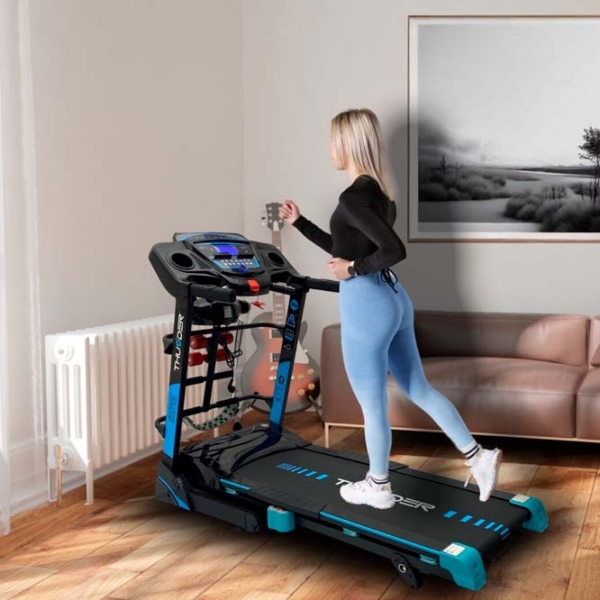 Bandă de alergat Thunder BIONIC-D Black 120 kg, 16 km/h photo 2