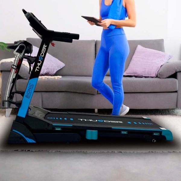 Bandă de alergat Thunder BIONIC-D Black 120 kg, 16 km/h photo 3