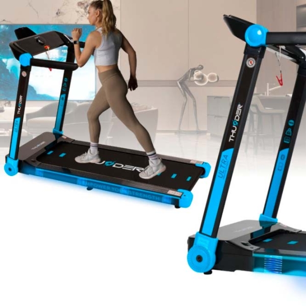 Bandă de alergat Thunder Ultra Black 160 kg, 16 km/h photo 2