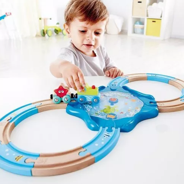 Поезд Hape Подводный мир E3827 Разноцветный
Синий  photo 2
