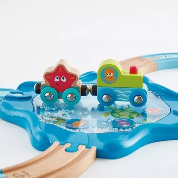 Поезд Hape Подводный мир E3827 Разноцветный
Синий  photo 5