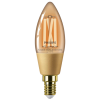 Bec inteligent LED cu filament Philips Candle Filament WIZ 929003017721 E14 | 4.9 W | Yellow