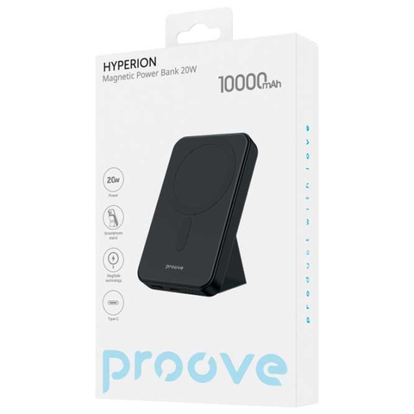 Power Bank 10000 мАч Proove Hyperion (20 Вт) Черный  photo 6